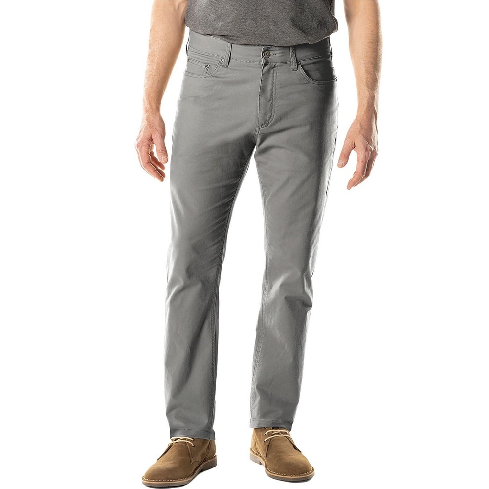 NWT Member's Mark Straight Fit Mason 5 Pocket Pant Size 38x32 Grey Flannel